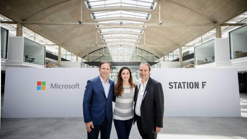 Microsoft et l'Inria ouvriront un espace commun au sein de l'incubateur numérique 'Station F'