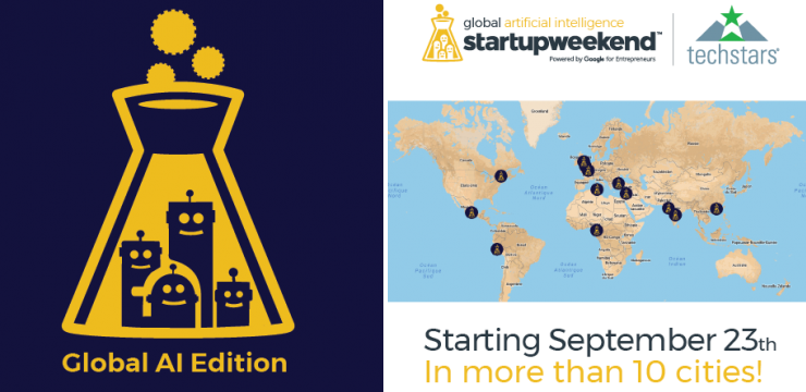 Le Global Startup Weekend Artificial Intelligence se tiendra fin septembre à Paris