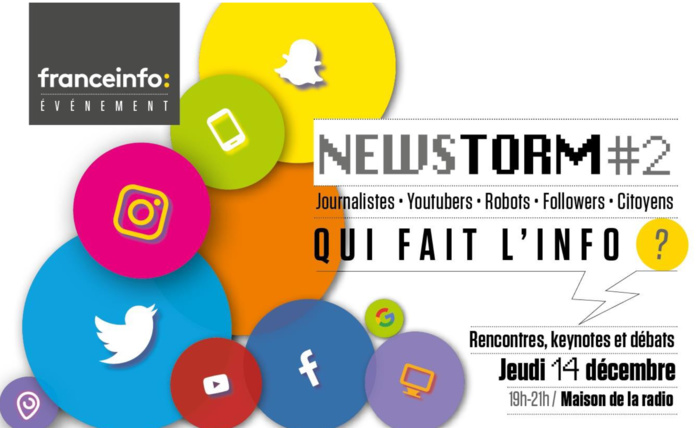 "Newstorm" s'intéressa aux "Algorithmes, robots-journalistes et à l'intelligence artificielle" ce jeudi