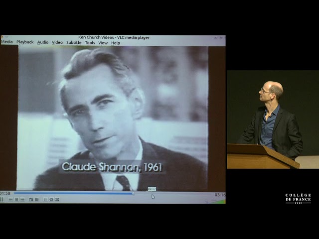 "Traduction et traitement de la langue naturelle" - Séminaire de Holger Schwenk du FAIR – Paris au Collège de France
