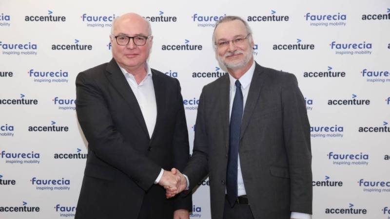 Faurecia et Accenture s’allient pour réinventer l’expérience à bord des véhicules connectés et autonomes