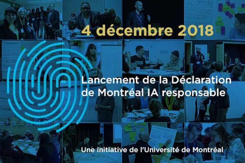 Lancement de la Déclaration de Montréal IA responsable