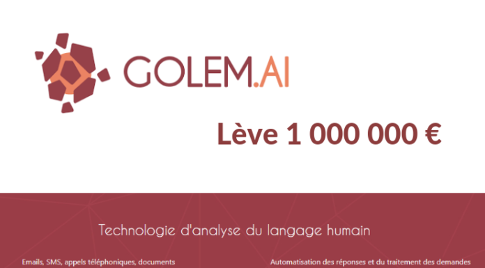 Golem.ai lève 1 million d'euros