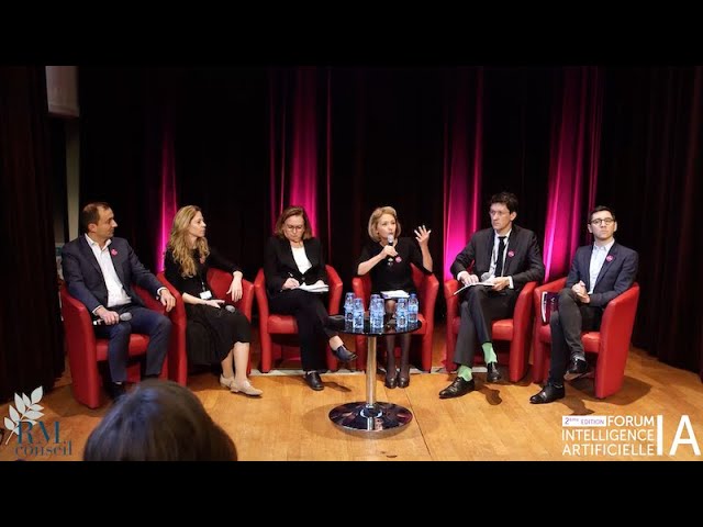 Table ronde "De la théorie à la pratique : comment agir pour un déploiement efficace de l’intelligence artificielle ?" au 2ème ForumIA