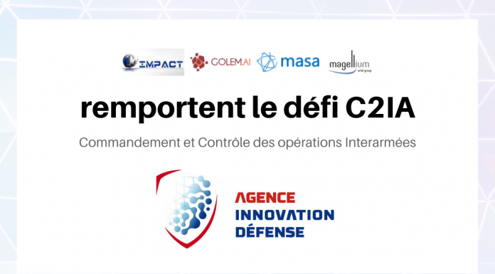 IA et Défense : Impact, Golem.ai, Masa et Magellium remportent le défi C2IA* organisé par l'Agence Innovation Défense (AID) et le Commandement pour les Opérations Interarmées (CPOIA)