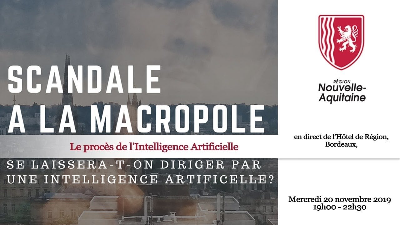 Replay : "Le procès de l'intelligence artificielle - Bordeaux Macropole - 2050" organisé par l'université de Bordeaux