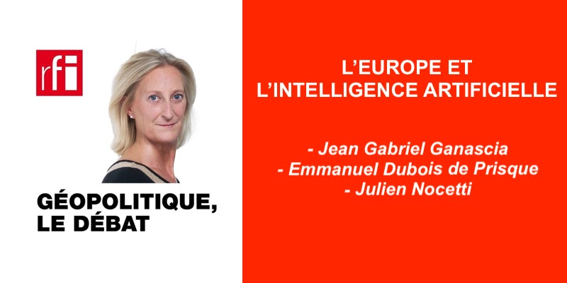 Replay Podcast : L'Europe et l'intelligence artificielle dans Géopolitique, le débat sur RFI