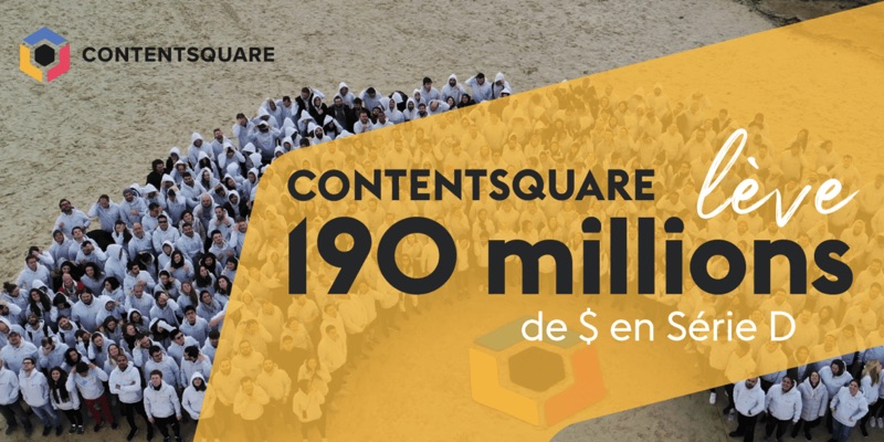Experience Analytics : Contentsquare lève 190 millions de dollars en Série D