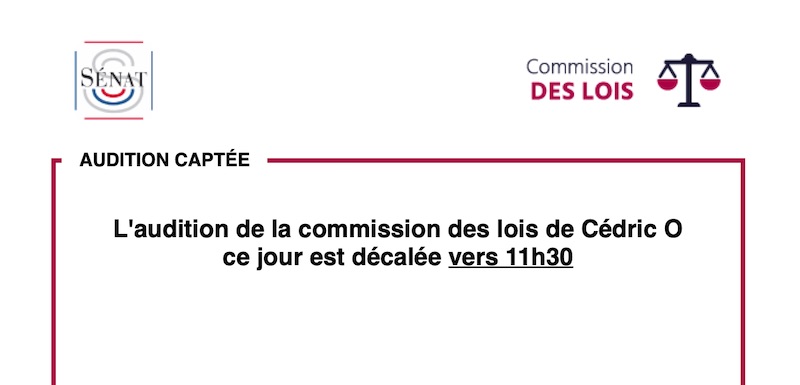 StopCovid : Suivez en direct l'audition de Cédric O sur les innovations numériques dans la lutte contre l'épidémie de Covid-19