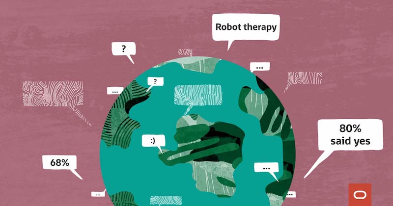 IA au travail : 82% des salariés dans le monde préfèrent se tourner vers des robots pour préserver leur santé mentale selon une étude Oracle & Workplace Intelligence