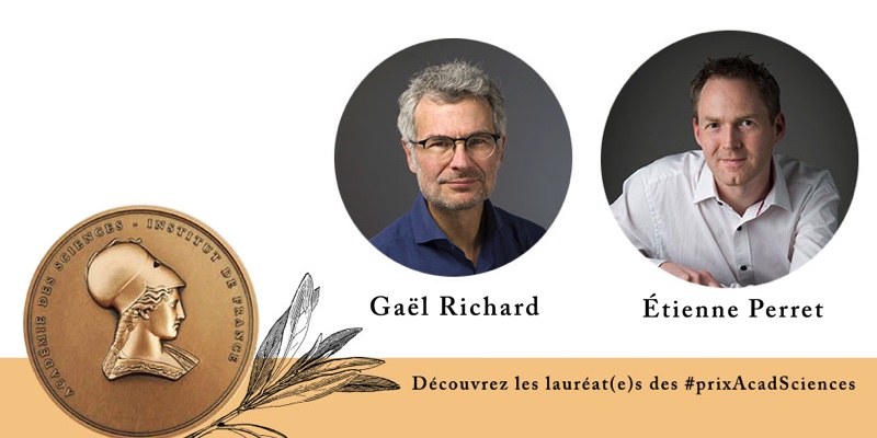 Gaël Richard et Étienne Perret, lauréats 2020 des prix IMT - Académie des sciences