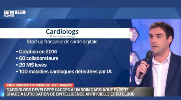 Cardiologs reçoit le prix du dispositif médical 2020 des grands prix BFM Business de la santé