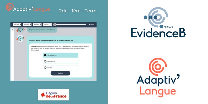Adaptiv'Langue, une solution d'apprentissage personnalisée grâce à l'intelligence artificielle disponible dans les lycées franciliens