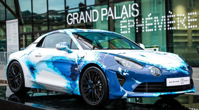 Focus sur l'Alpine A110 Sastruga, « Art Car » fruit d'une collaboration entre Alpine Cars, BWT Alpine F1 Team et le collectif Obvious