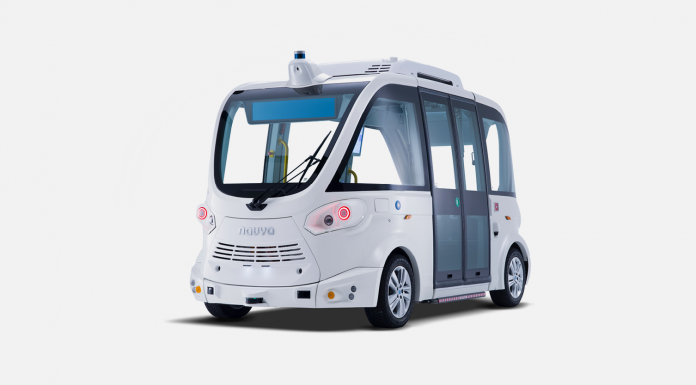 Les navettes autonomes NAVYA en cours d'expérimentation à l'aéroport John F. Kennedy