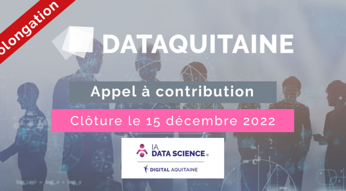 Appel à contribution pour la 6ème édition de la conférence DATAQUITAINE