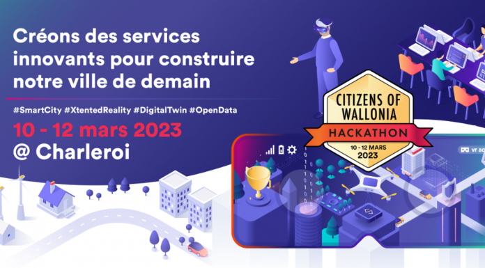 Smart City : le Hackathon « Citizens of Wallonia » 2023 se déroulera du 10 au 12 mars prochain