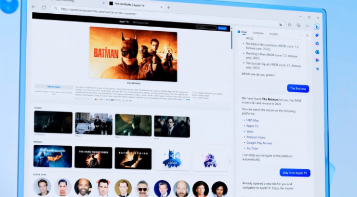 Nouvelle vague d'innovations propulsées par l'IA pour Microsoft Bing et Edge