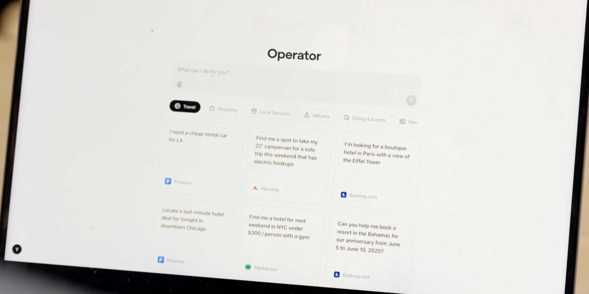 OpenAI déploie Operator, son agent IA de navigation web en Europe