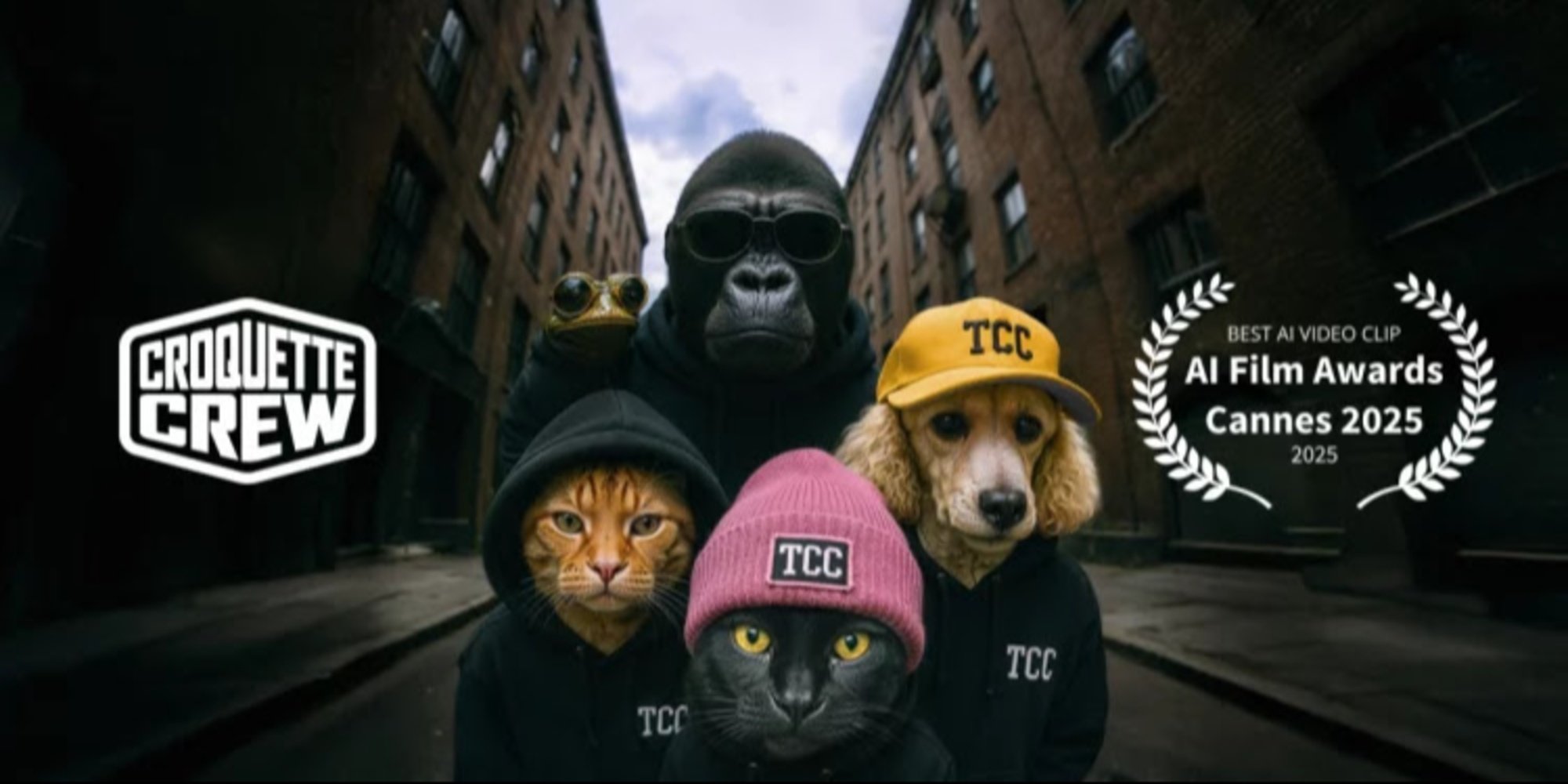 Croquette Crew, le vidéoclip de rap 100 % IA du collectif de GenIArt, primé à l'AI Film Awards Cannes 2025