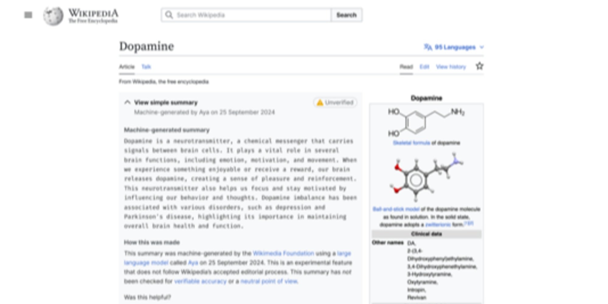 L'expérimentation de résumés d'articles Wikipedia générés par IA tourne court